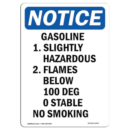 OSHA Notice, 12 Height, 18 Width, Decal